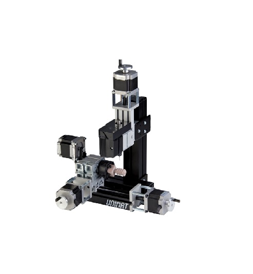Конструктор модульных станков с ЧПУ UNIMAT CNC 5 в1 и с лазерным модулем, с корпусом и помпой
