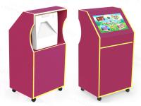 Мобильный интерактивный пол тумба Olodim «Акваника»