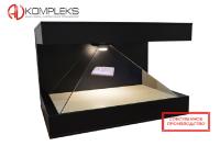 Настольная 3D пирамида с тремя проекциями AV Kompleks