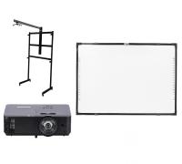 Интерактивный комплект IQBoard DVT TN082 с проектором и мобильной стойкой