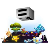 Интерактивный образовательный пол Magium (проектор и датчик движения в едином коробе) v3