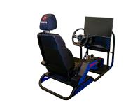 Автотренажер Zarnitza "Форсаж-1" панель приборов отображается на ЖК-дисплее)