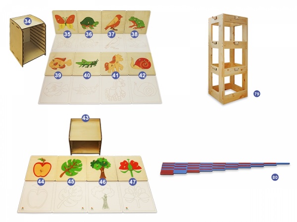 Развивающий набор Инклюзив "Монтессори 80 в 1"