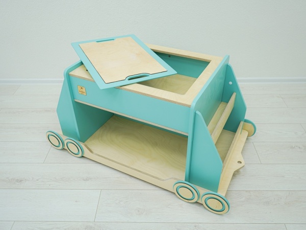 «Игровоз» - модульный органайзер в виде паровоза для детского сада АЛМА