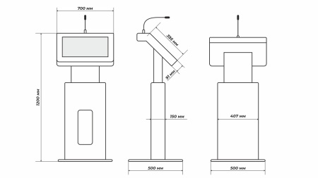 Интерактивная трибуна BM Alibi 24"