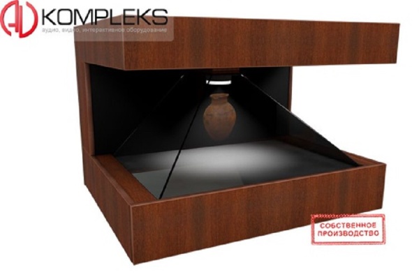 Настольная 3D пирамида с тремя проекциями AV Kompleks