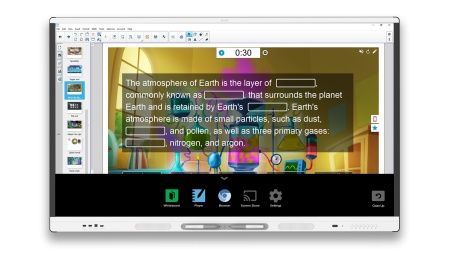 Интерактивная панель SMART SBID-MX265-V3N (в составе интерактивной панели SBID-MX065-V3, NVO) с ключом активации SMART Notebook