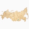 Карта России Логикус средняя (без подсветки)