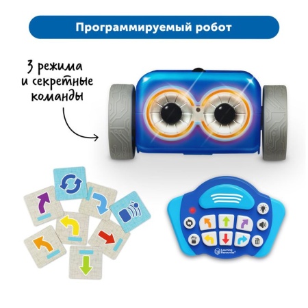 Комплект "Патриотическое воспитание" Learning Resources MS0037 Безэкранное программирование с Роботом Ботли с 10 тематическими полями