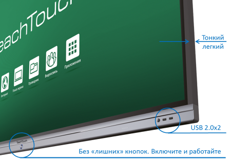 Интерактивный комплекс TeachTouch 4.0 65", ПК Core i5, Win10 + Android 8.0. Купить по лучшей цене