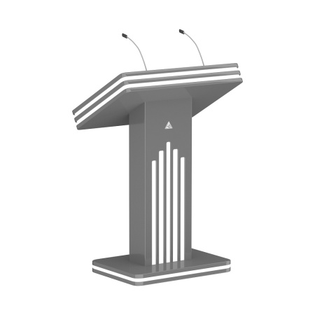 Интерактивная трибуна BM White Stripes Mini (МДФ) 21,5"