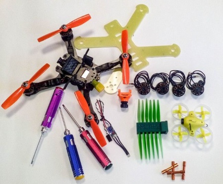 Образовательный набор для сборки квадрокоптера EdDron First V 2.0 (с пайкой)