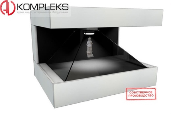 Настольная 3D пирамида с тремя проекциями AV Kompleks