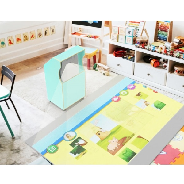 Мобильный интерактивный пол тумба Olodim «Акваника»