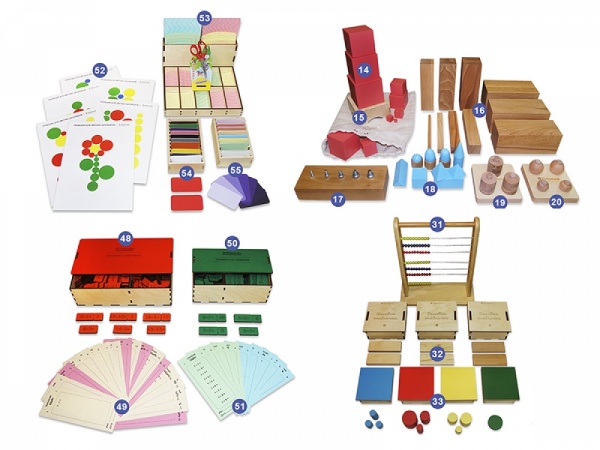 Развивающий набор Инклюзив "Монтессори 80 в 1"