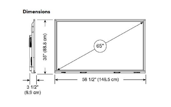 Интерактивная панель SMART SBID-GX165-V2 (в составе интерактивной панели SBID-GX065-V2) с ПО SMART Notebook для школ. Купить в It-concept16