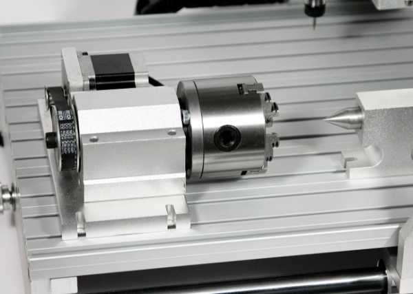 Фрезерный станок с ЧПУ по мягким металлам AMAN 4060 4axis Z=13 1500W IR (USB)
