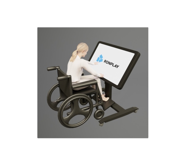 Интерактивный стол NTab F 32" Full HD 2 касания (механическая стойка)