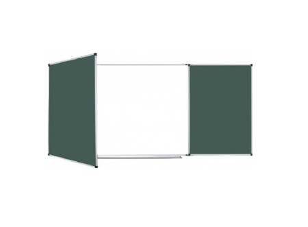 Трехсегментная интерактивная доска EdBoard 78DV с меловыми элементами (10 касаний)