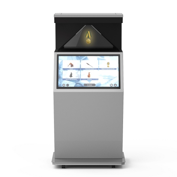 Голографическая 3D пирамида с интерактивным киоском LIGA Smart ДАЙМОНД 32"