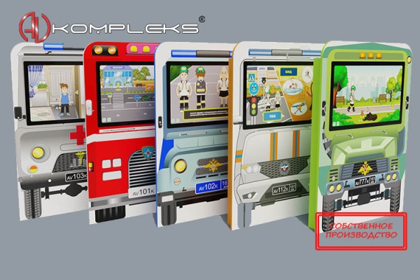 Интерактинвая панель «Детская безопасность 101» AV Kompleks