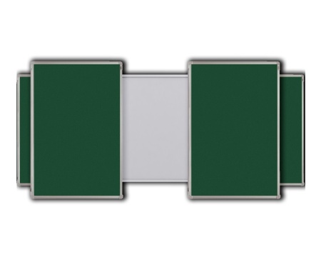 Четырехсегментная раздвижная интерактивная система Proptimax 88 с аудиторными досками (10 касаний)