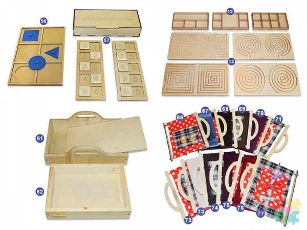 Развивающий набор Инклюзив "Монтессори 80 в 1"