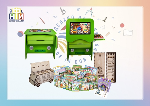 Интерактивный логопедический стол-парта НФИ «Logo Blitz» Plus из серии «Кисельковое царство»