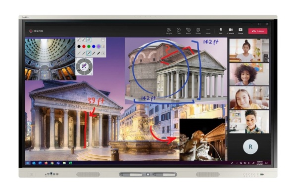 Интерактивная панель SMART SBID-MX275-V4 (в составе интерактивной панели SBID-MX075-V4) с ПО SMART Notebook