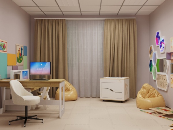Комплект оборудования АЛМА для кабинета Психолога 16 м²