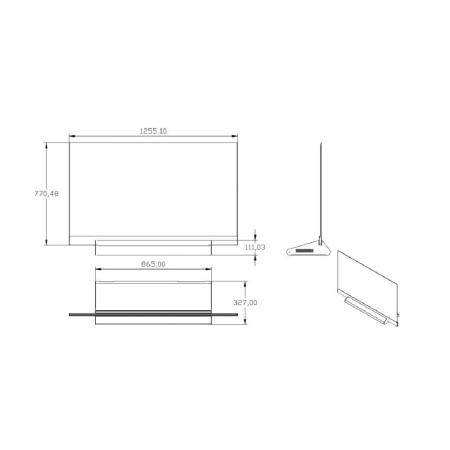 Интерактивная прозрачная OLED-панель Lumien LTT5501PC для школ и учебных учреждений
