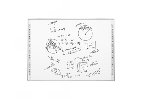 Раздвижная рельсовая система + интерактивная доска Interwrite XGA-1 + короткофокусный проектор + крепление + кабель