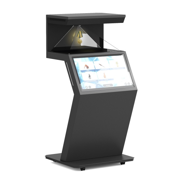 Голографическая 3D пирамида с интерактивным киоском LIGA Smart ДАЙМОНД 32"