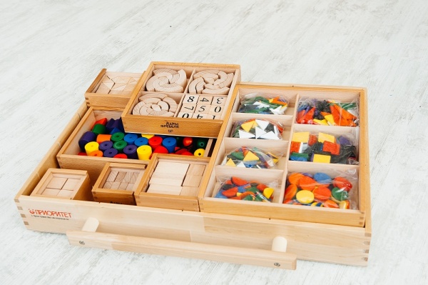 Развивающий мини-набор психолога «Приоритет» XXL 8 модулей