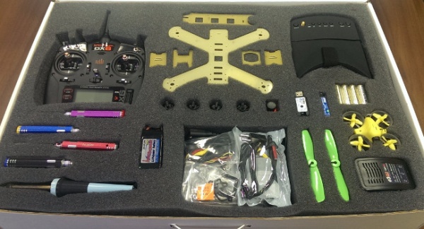 Образовательный набор для сборки квадрокоптера EdDron First V 2.0 (с пайкой)