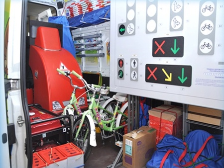 Мобильный тренажерный комплекс Zarnitza "Степа-01" (для обучения основам безопасности детей с ограниченными возможностями)