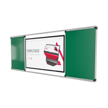 Интерактивный комплекс с рельсовой системой AxeTech Move 86" Premium